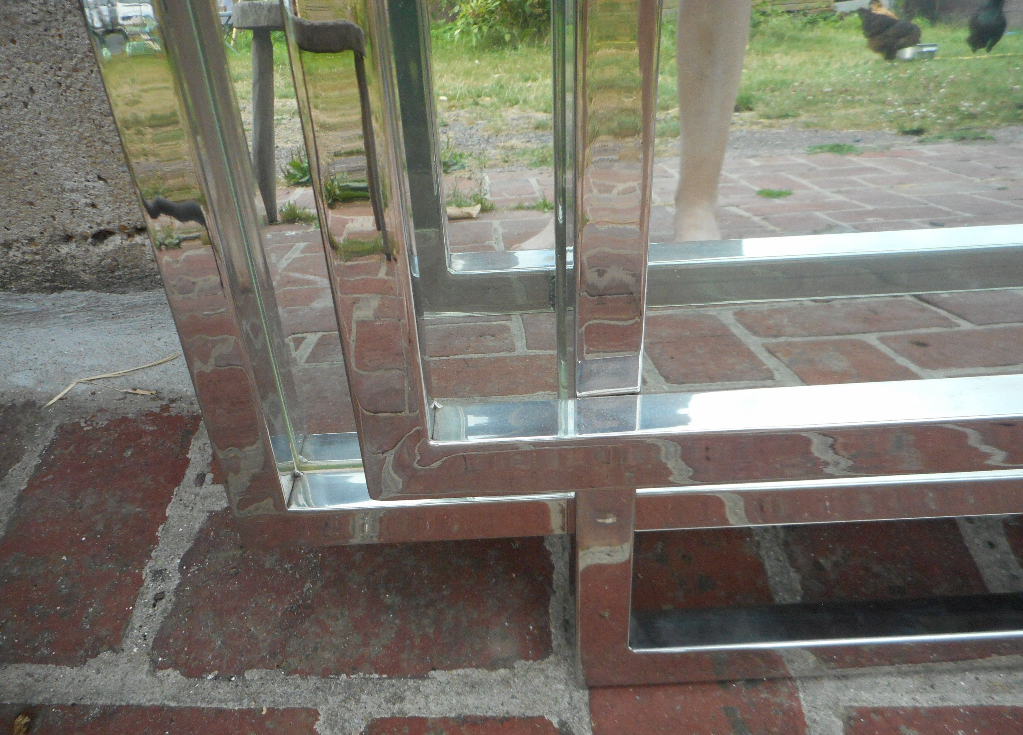 Italian chrome mirror