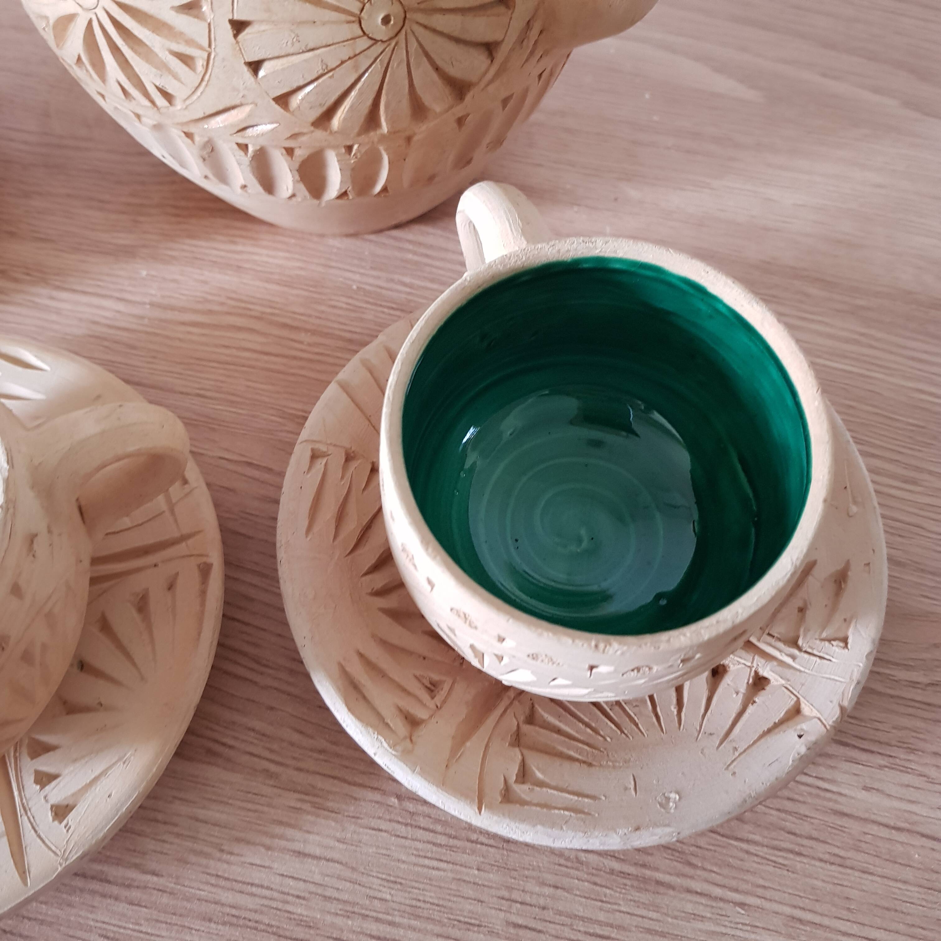 Terracotta tea service