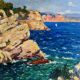 Tableau HSC Mediterranean Marine (Orientalist?) + frame