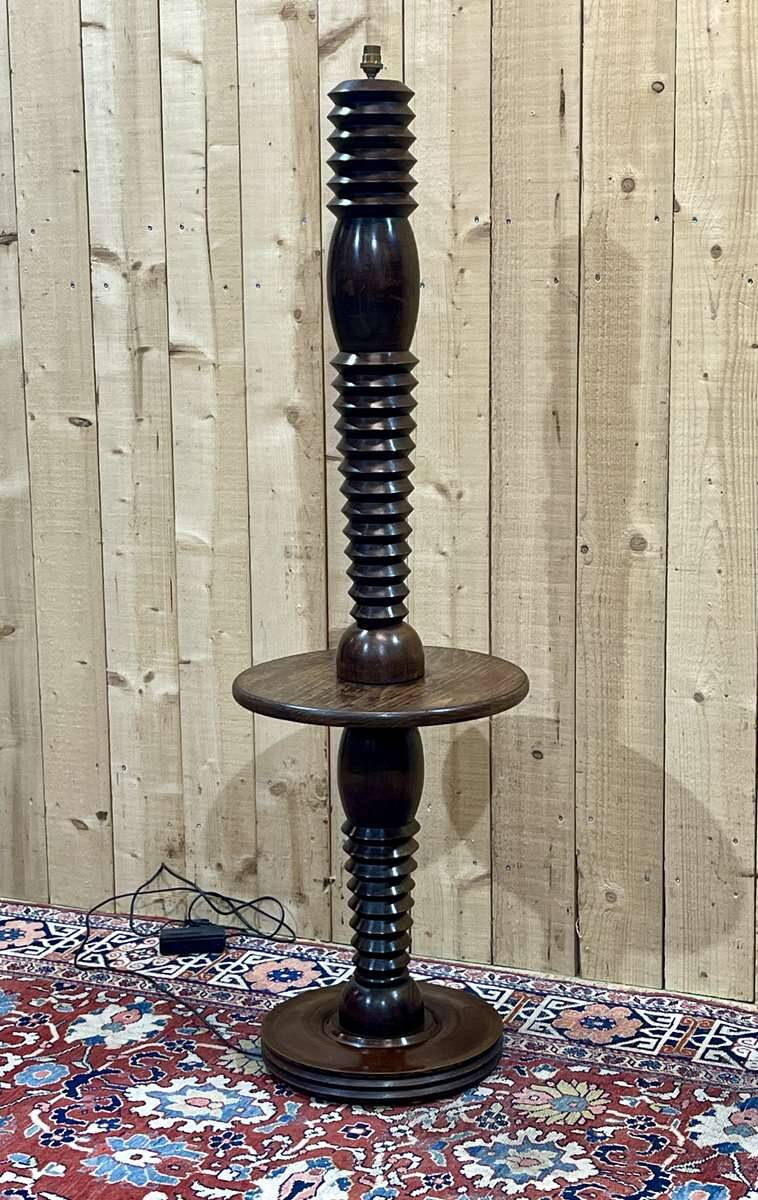Lampadaire en hêtre