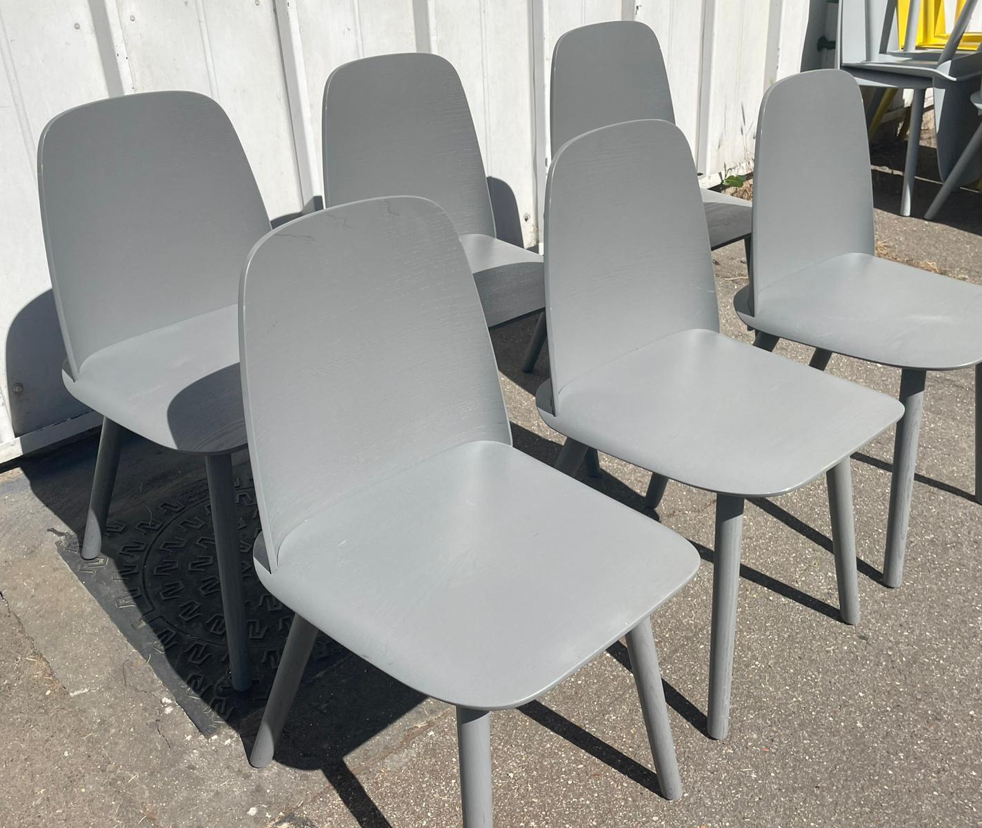 Suite de 6 chaises Nerd Chair, Muuto