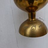 Ewer in gilded brass fully chiseled 19°