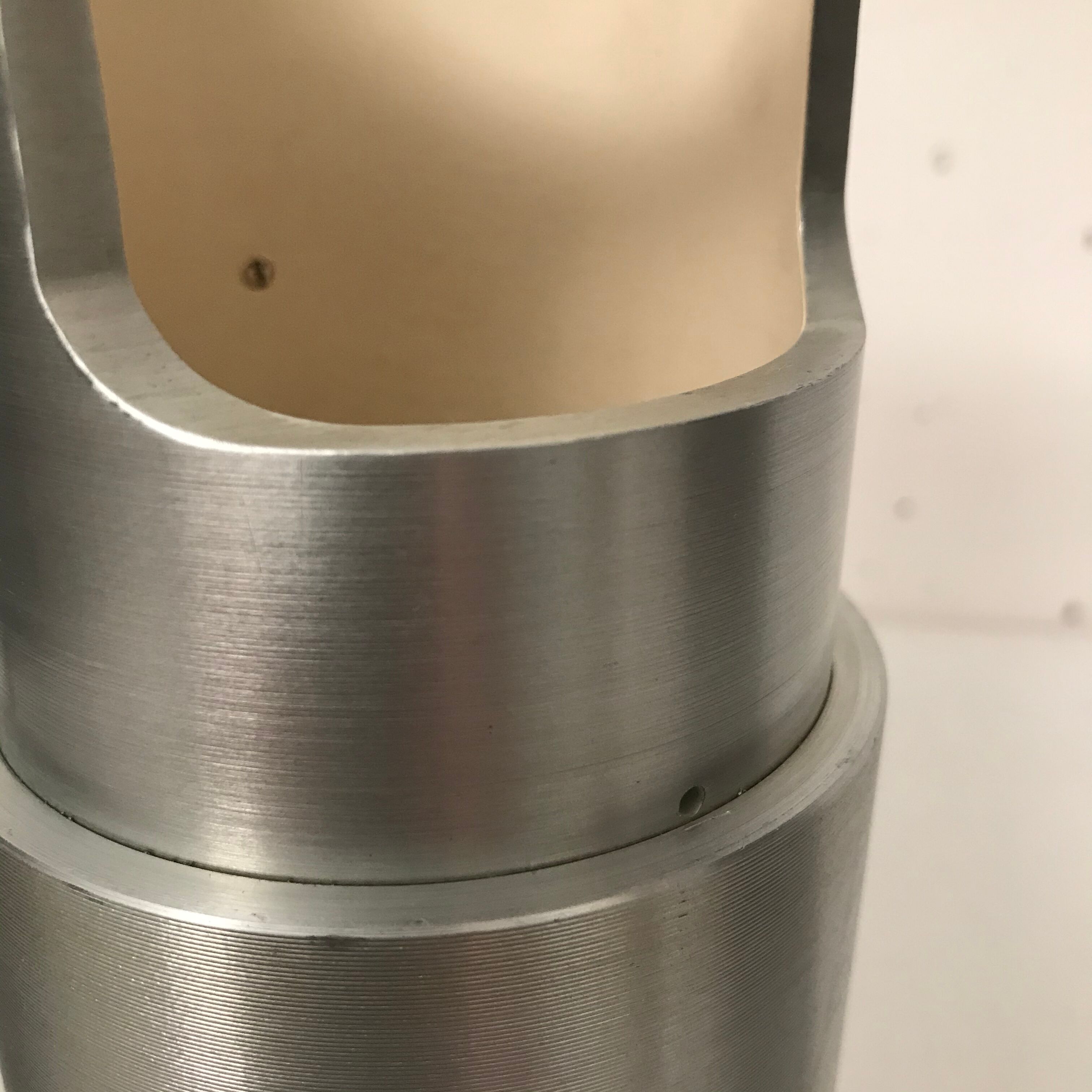 Italian aluminum lamp 1970