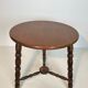 Turned wood coffee table by Charles Dudouyt