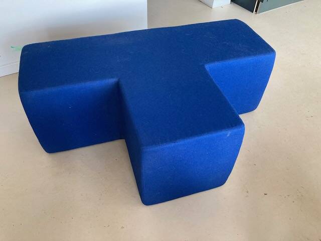 Sofa and pouf