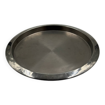Vintage stainless steel serving tray