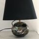 80s glazing glass ball lamp foot