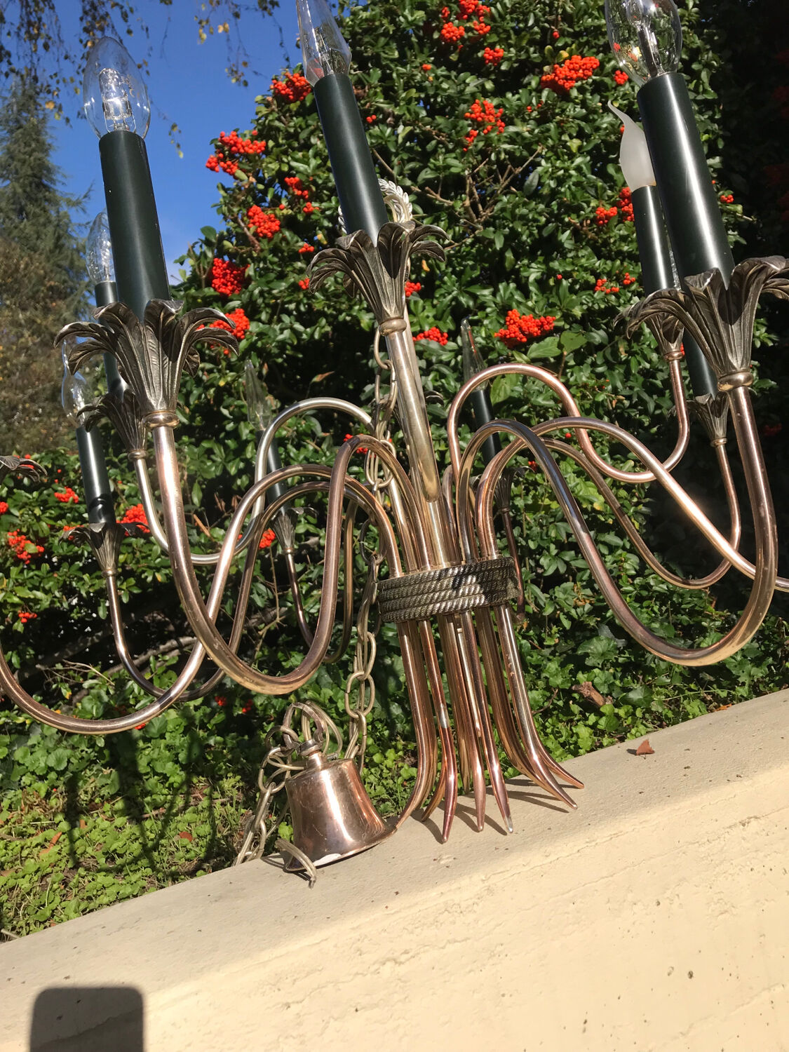 60s palm tree chandelier