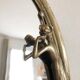 Vintage brass mirror