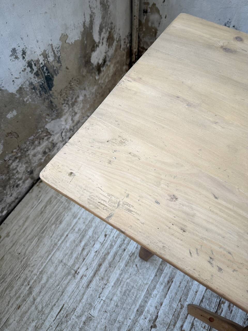 Pine and oak farmhouse table 2m
