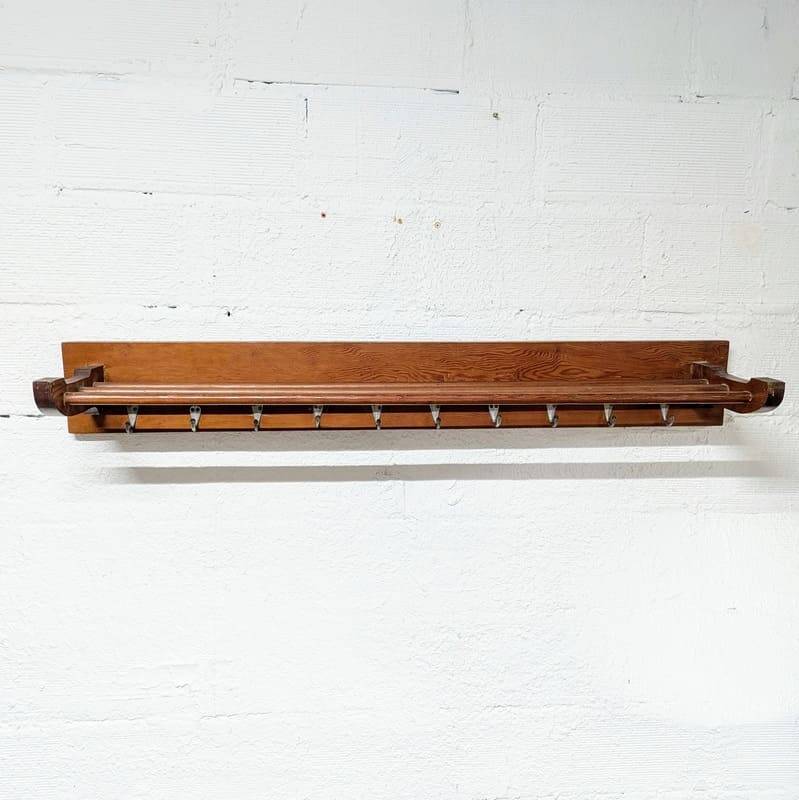 Coat rack with 10 hooks and hat rack
