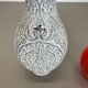 Set of 2 fat lava pottery vase made Bay Ceramics, Germany