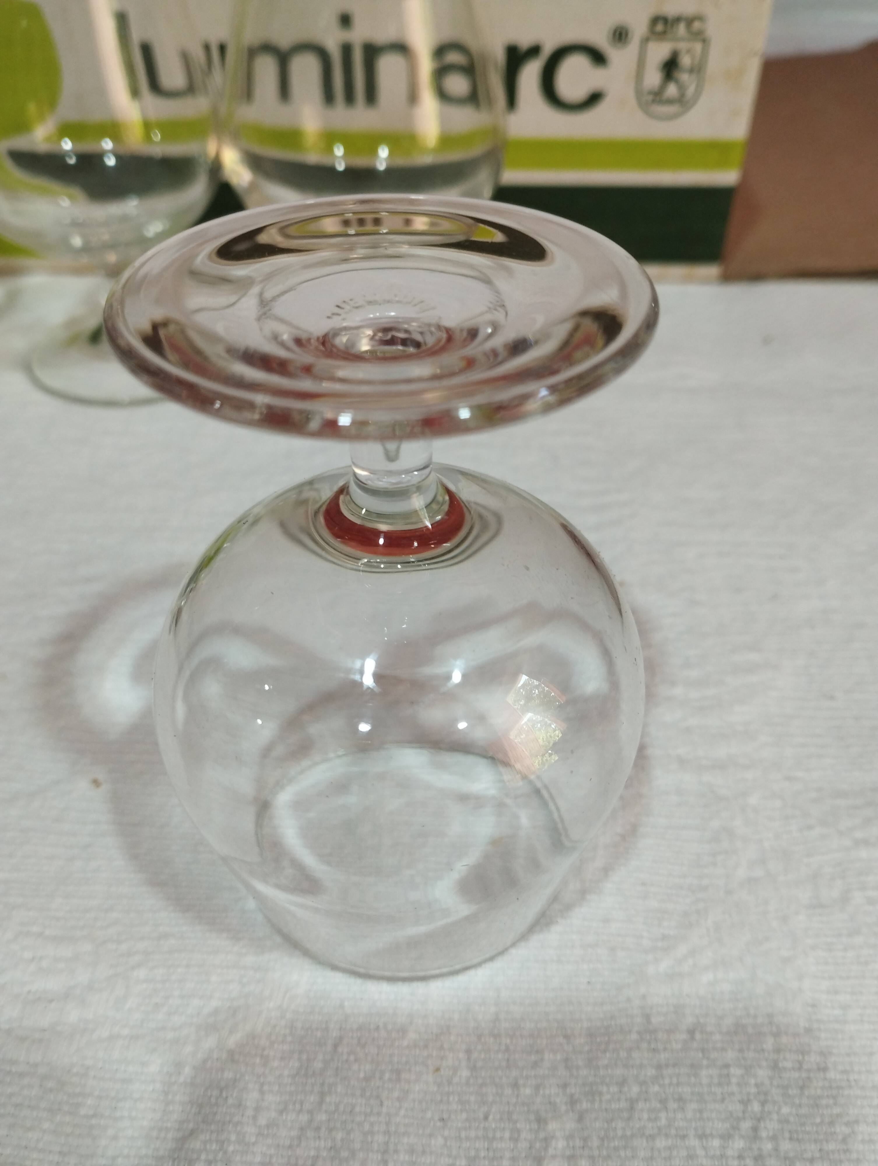 set of 12 Luminarc tasting glasses in their original box capacity: 10cl height 8cm