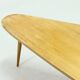 Boomerang desk table in birch 1950s