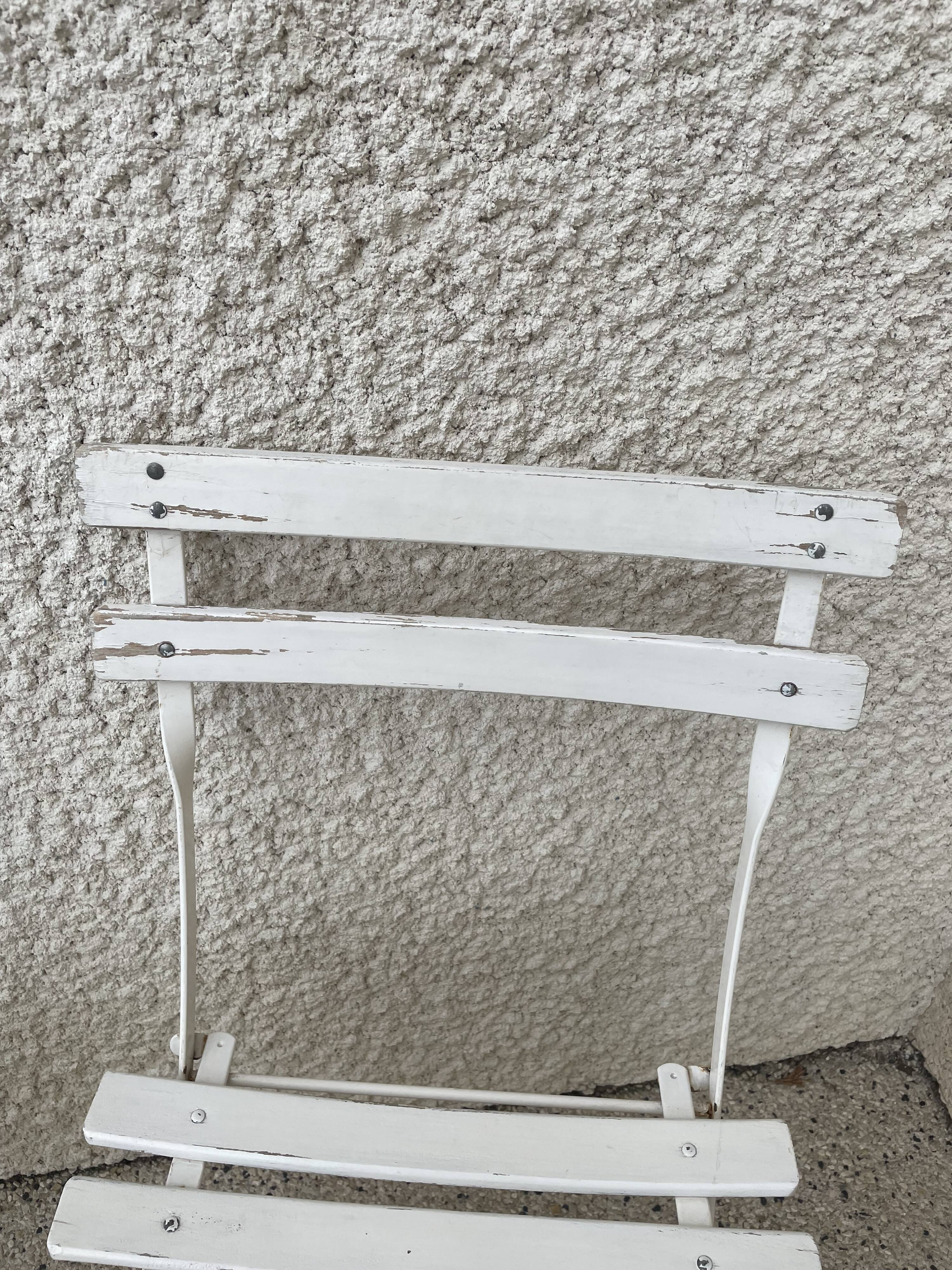 Pair of vintage folding chairs