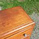 Vintage 3-drawer golden oak chest of drawers from the 50s