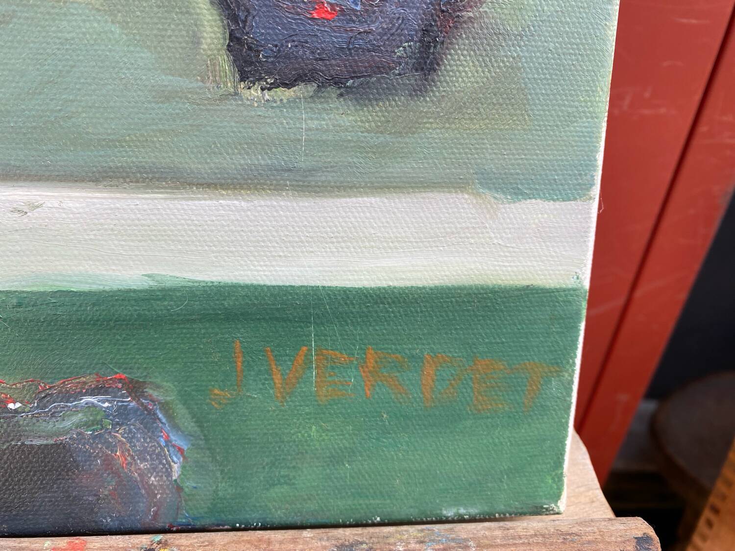 Jockey on his signed horse