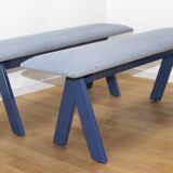Pair of Peak Bench design benches, Johanson