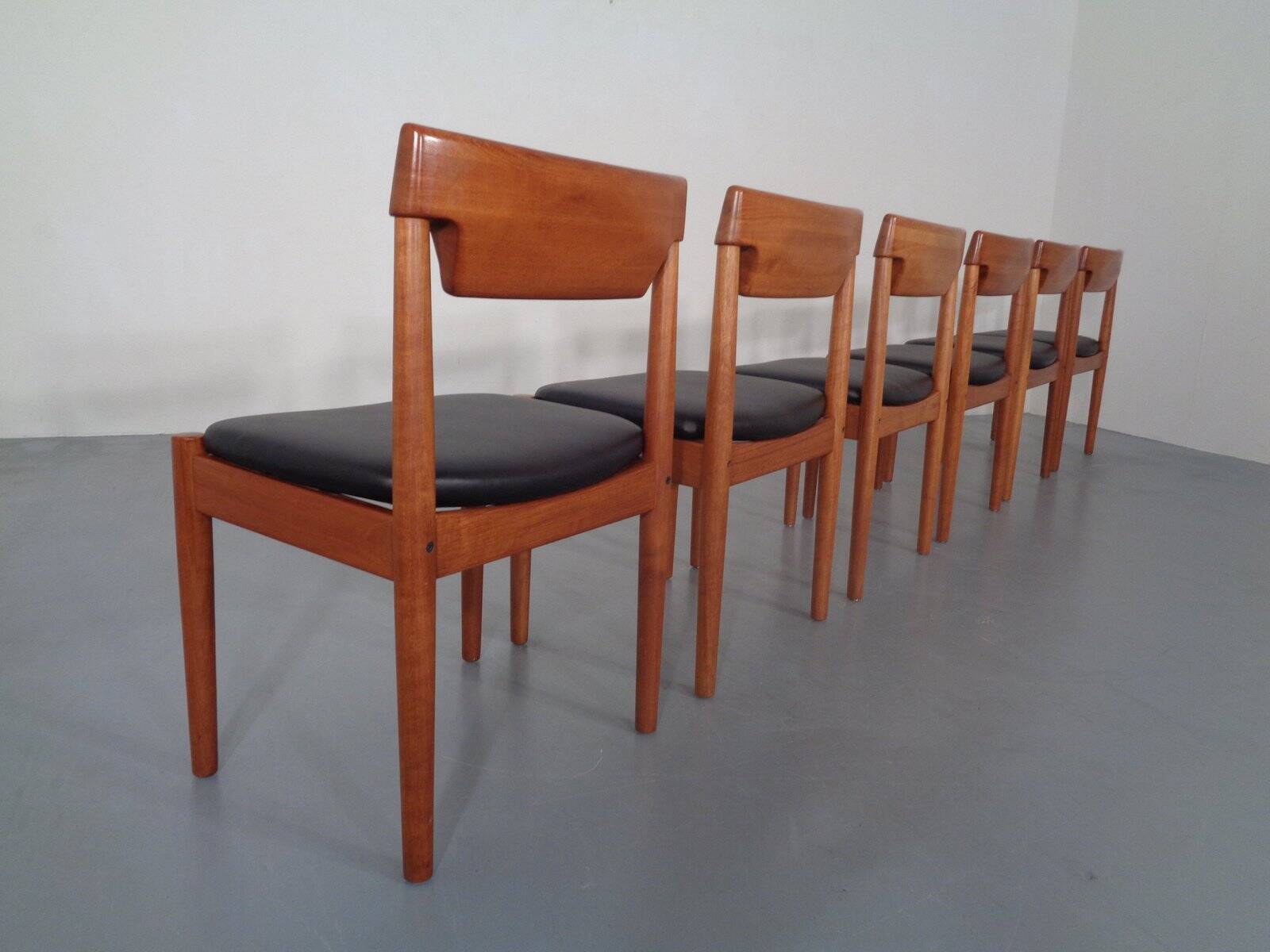 Danish Teak Dining Chairs from Glostrup, 1960s, Set of 6