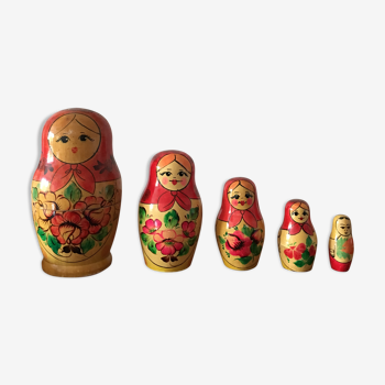 Vintage Russian Matryoshka Dolls