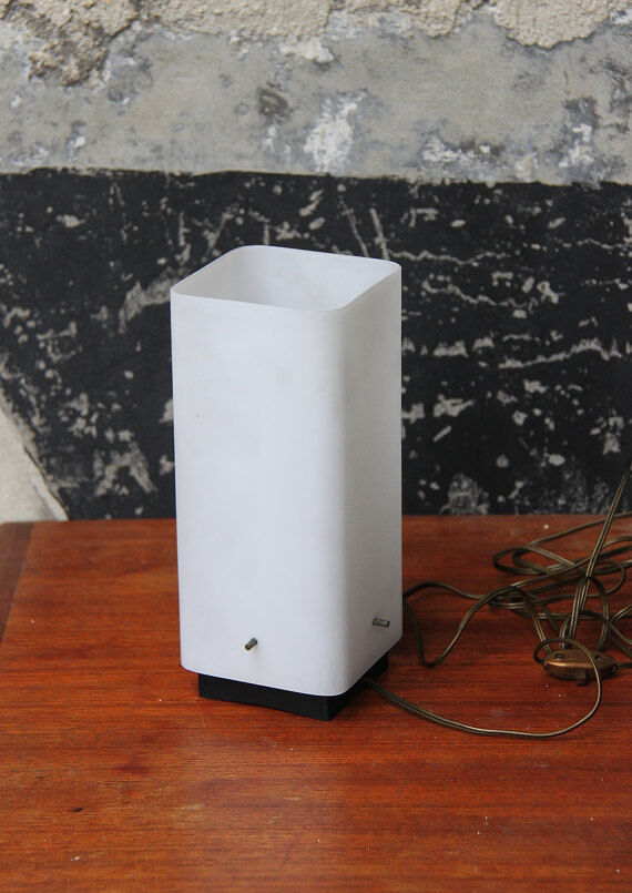 White lamp to ask vintage Bauhaus / lamp table 60 lighting sixties