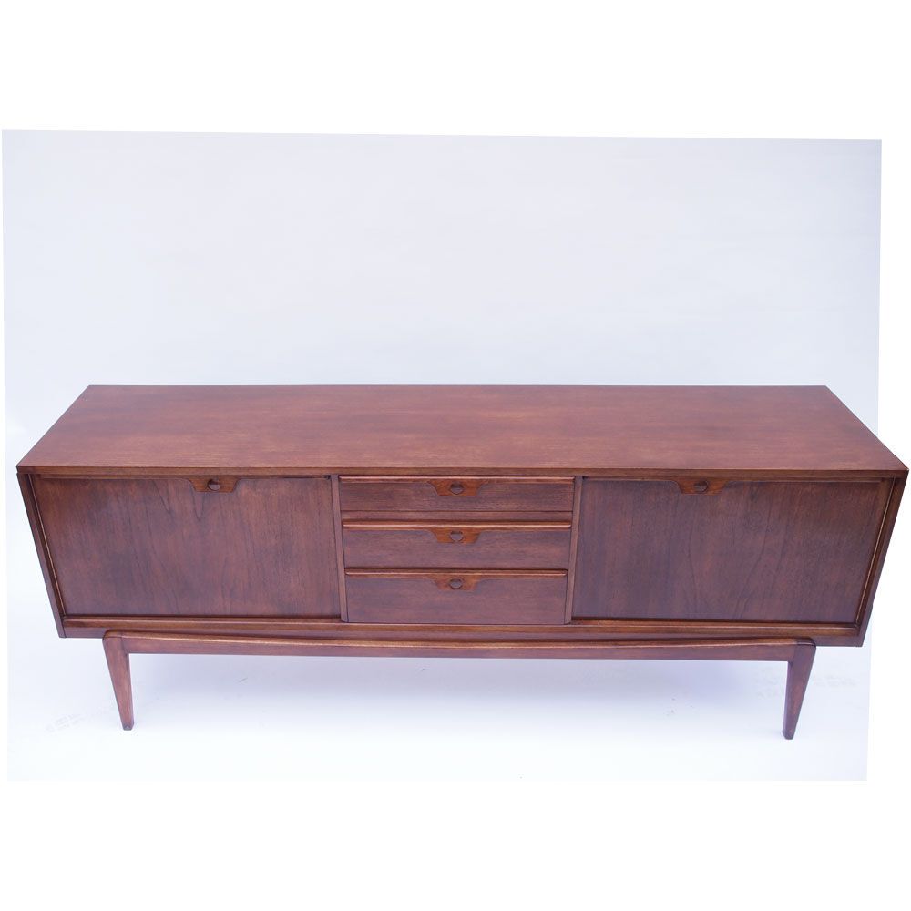 Scandinavian sideboard vintage Sweden compass feet