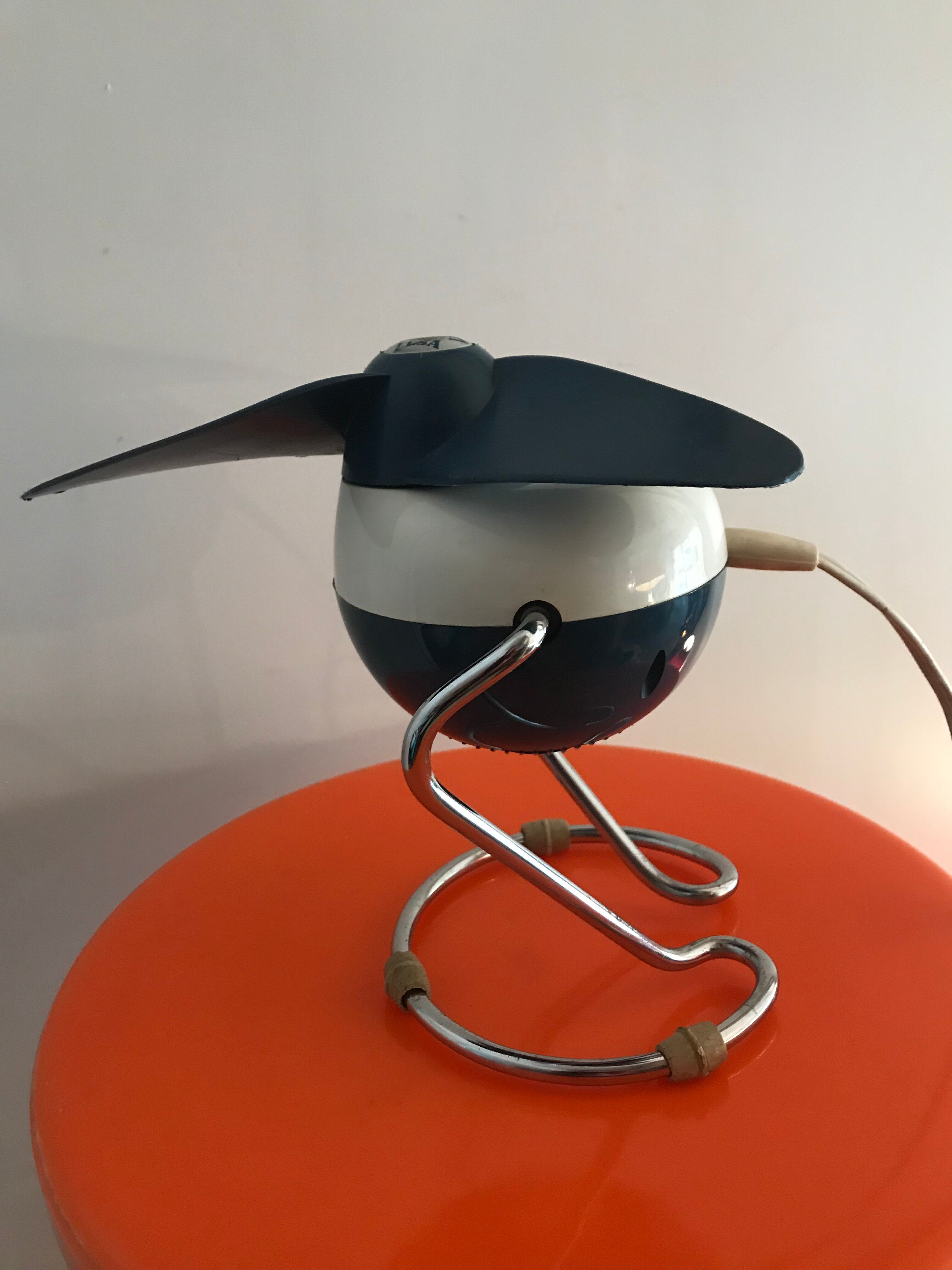 Adjustable and Italian vintage table fan