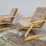 Paire de fauteuils design hollandais, 1970s
