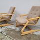 Paire de fauteuils design hollandais, 1970s