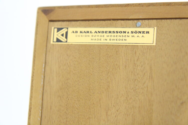Bibliothèque "Öresund" Børge Mogensen Karl Andersson & Söner, Suède, 1960