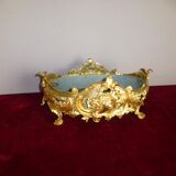Planter in gilded bronze