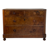 Antique Walnut and Solid Wood Commode