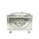 Sugar bowl, Classicism, silver-plated brass, Poland, early 20th century