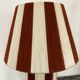 Lampe laine terracotta