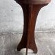 Pair of pedestal stools in wood Arts & Crafts, France, circa 1920