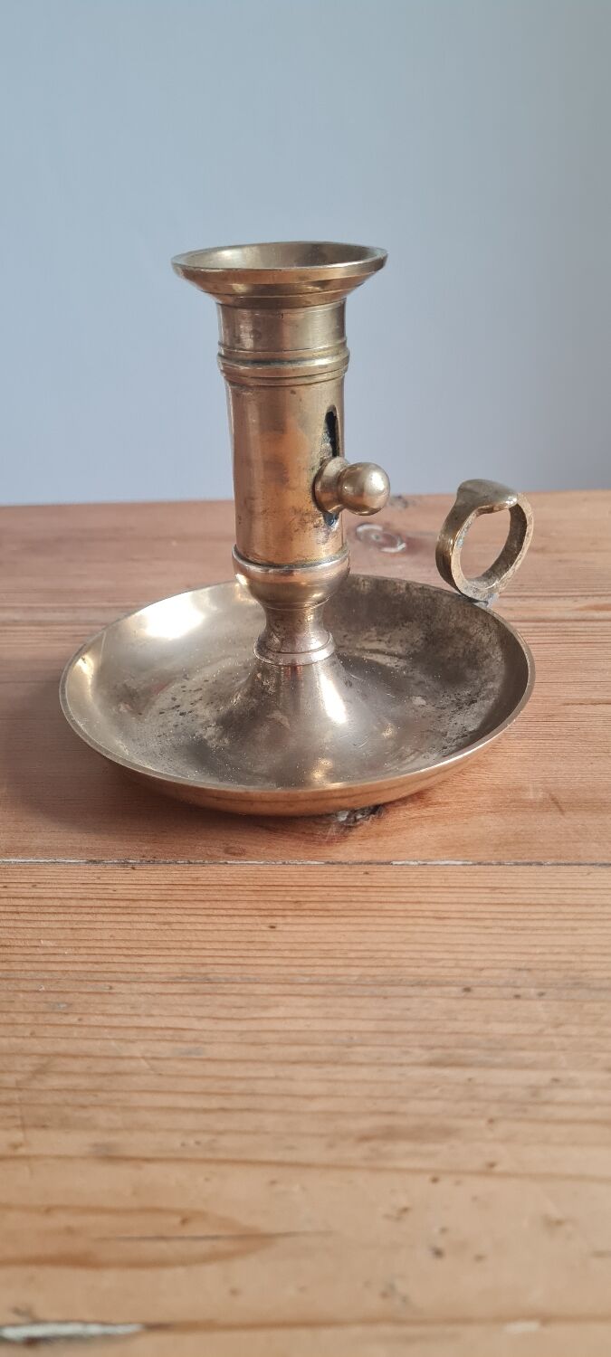 Brass candle holder