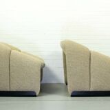 Pierre Paulin pair of F598 Groovy lounge chairs for Artifort, The Netherlands