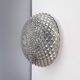 Vintage ceiling lamp / wall lamp - molded glass diamond tips - 1970