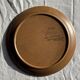 Lot de 4 assiettes à dessert brunes Sarreguemines Modèle Savoie D19.5