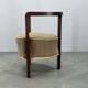 1930s Czech Art Deco Solid Oak Armchair