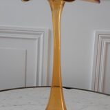 Blown glass vase soliflore corolla years 60-70