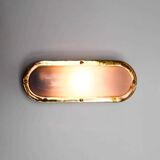 Old elongated barge wall light