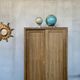 Vintage Parisian school cabinet tubular feet year 1950