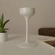Vintage Scandinavian Ikea candlestick in Opaline.