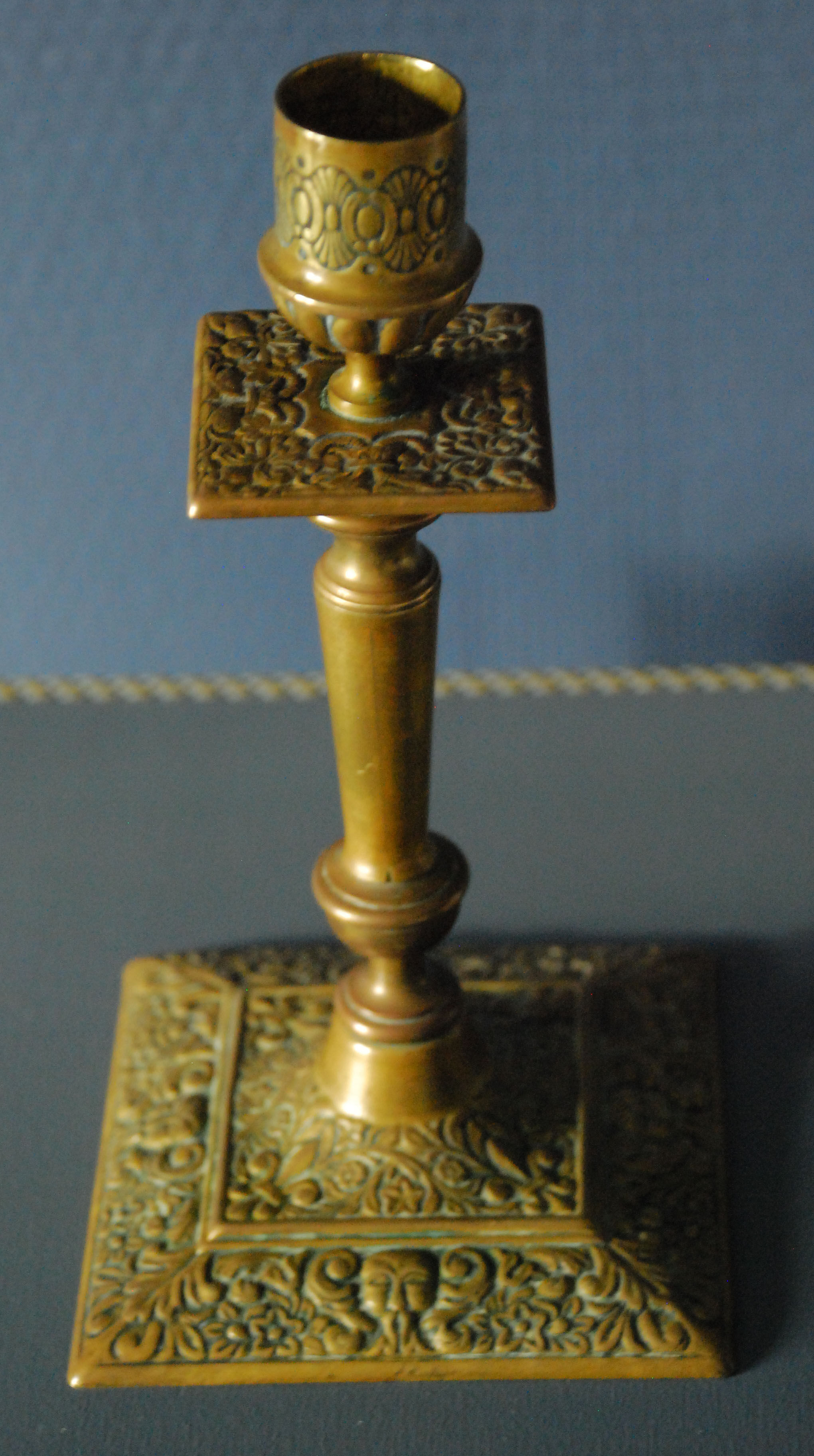 Pair of old candlesticks