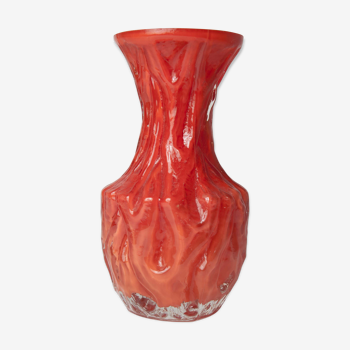 Vase peinture intérieur 70s