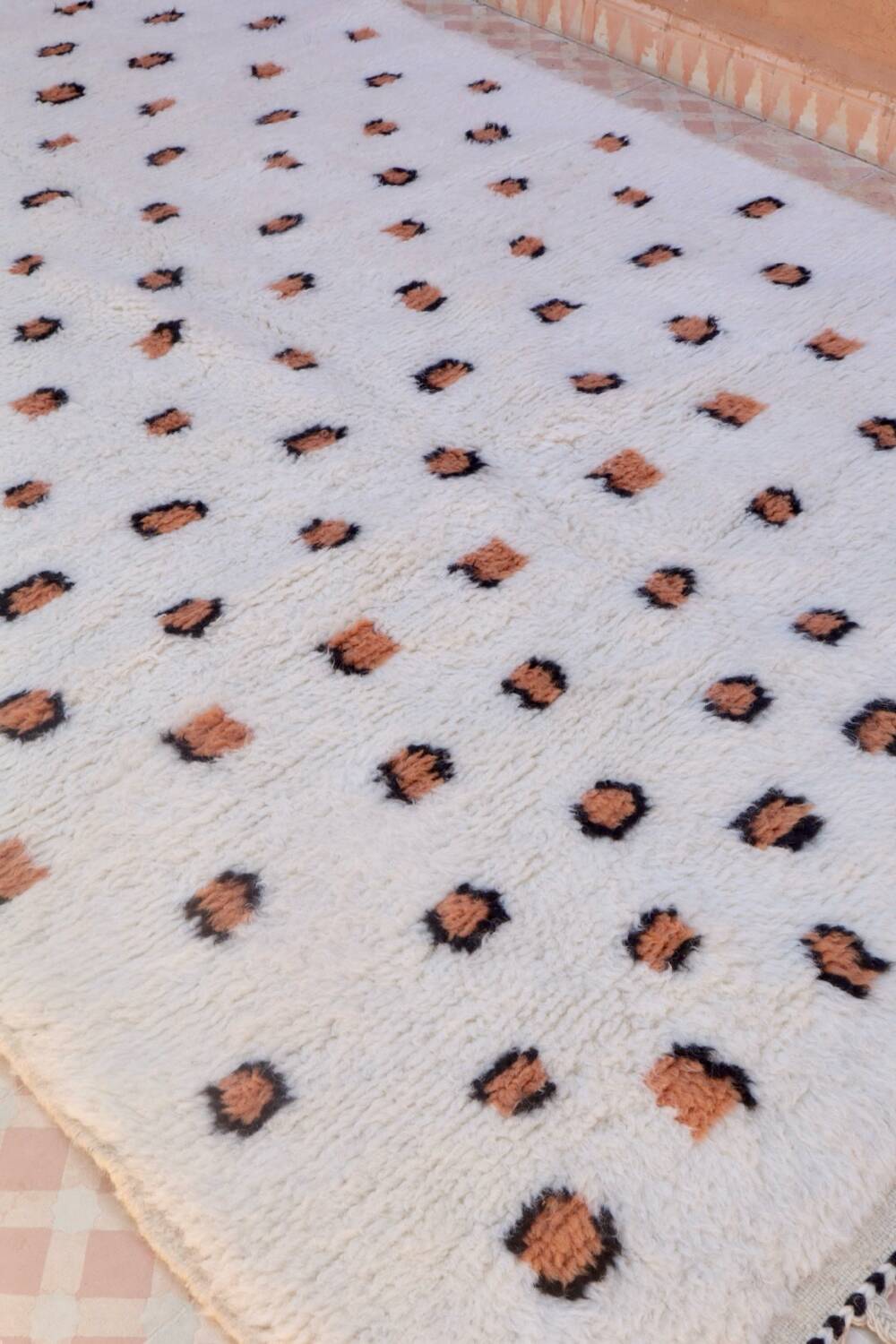 Tapis berbère léopard fait-main