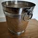 Gallia Champagne Bucket - Silver Metal - Art Deco Period - Biarritz Model