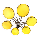 Italian Targetti Sankey chandelier from the 70s