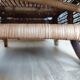 Vintage rattan folding picnic chair